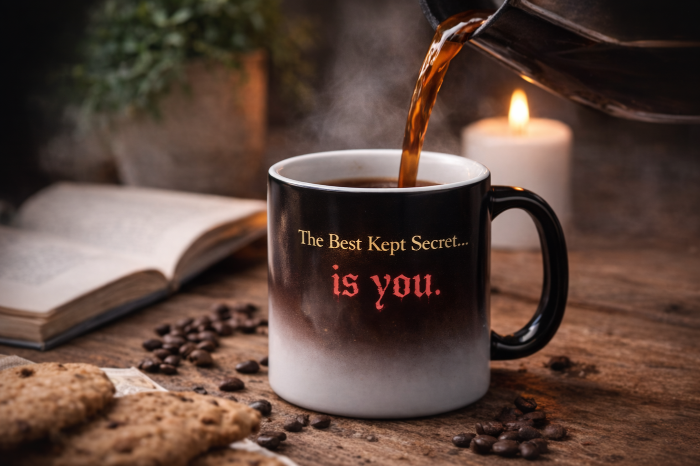 Dark, elegant reveal mugs that turn a simple sip into a memory.